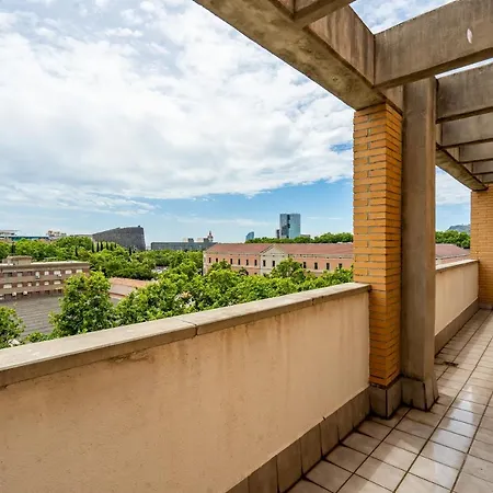 Appartamento Lodging Beach Penthouse Near Center With Pool Barcellona